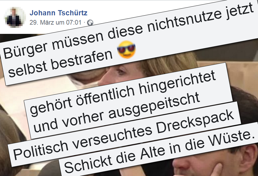 Hinrichtung, Auspeitschen und Selbstjustiz für Steffi Krisper (NEOS) bei Johann Tschürtz (FPÖ)